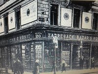 Bregovita ulica (današnja Tomićeva) 1928. godine, ugao na Ilicu